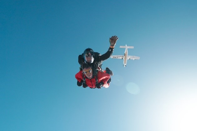 Salt en paracaigudes Sant Fruitós