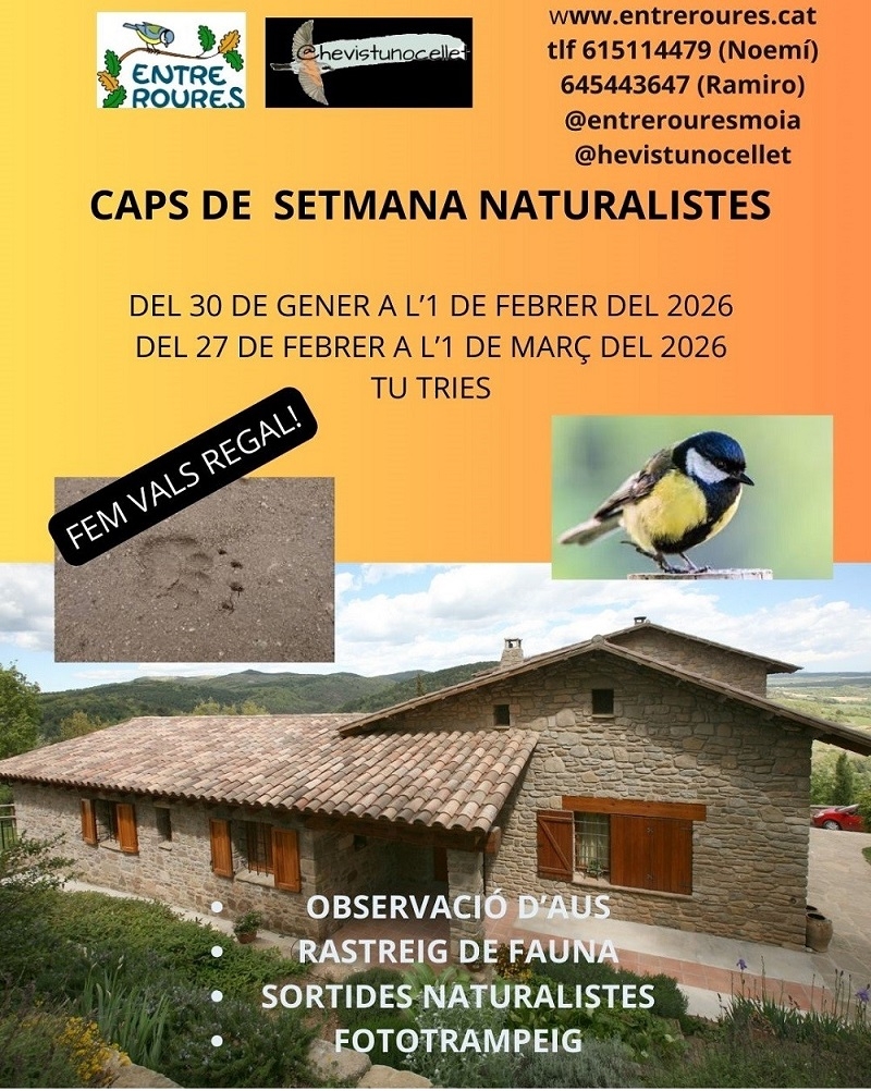 CAP DE SETMANA NATURALISTA